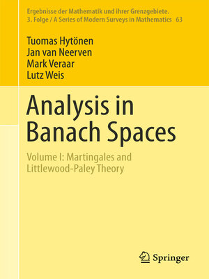 cover image of Analysis in Banach Spaces